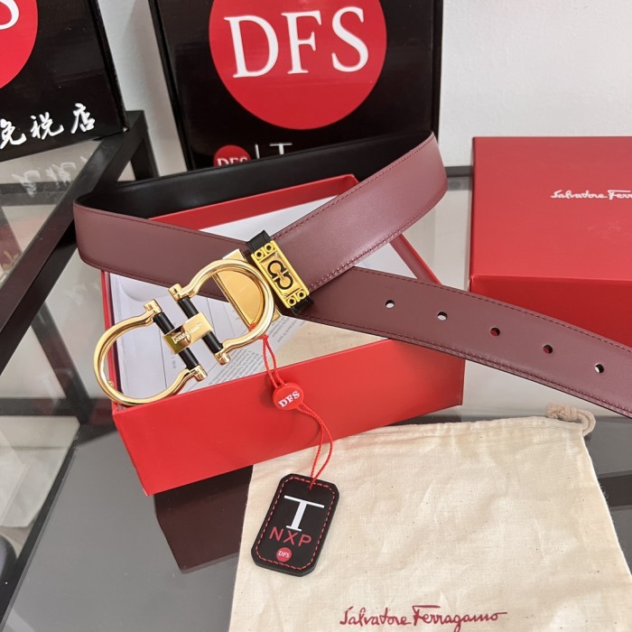 Streetwear Belt Ferragamo 320714 size:3.5cm