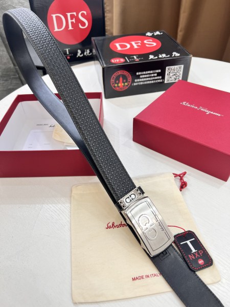 Streetwear Belt Ferragamo 320792 size:3.5cm