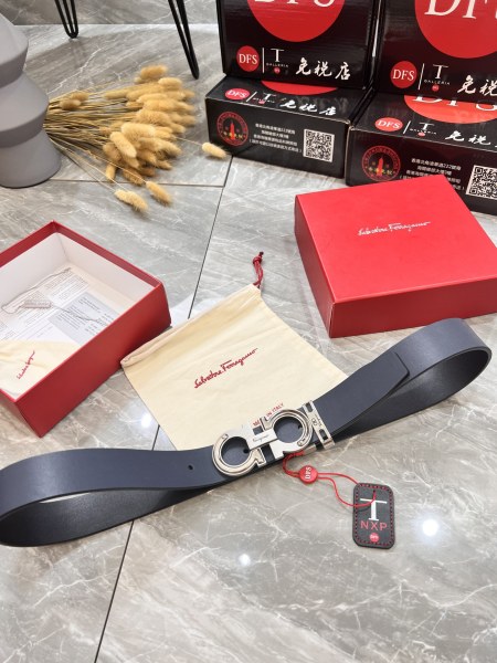 Streetwear Belt Ferragamo 320856 size:3.5cm