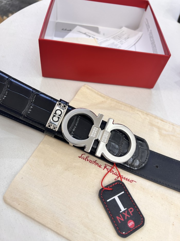 Streetwear Belt Ferragamo 320587 size:3.5cm