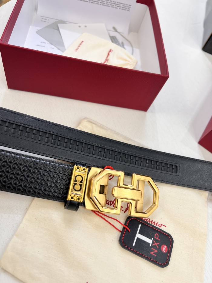 Streetwear Belt Ferragamo 320918 size:3.5cm