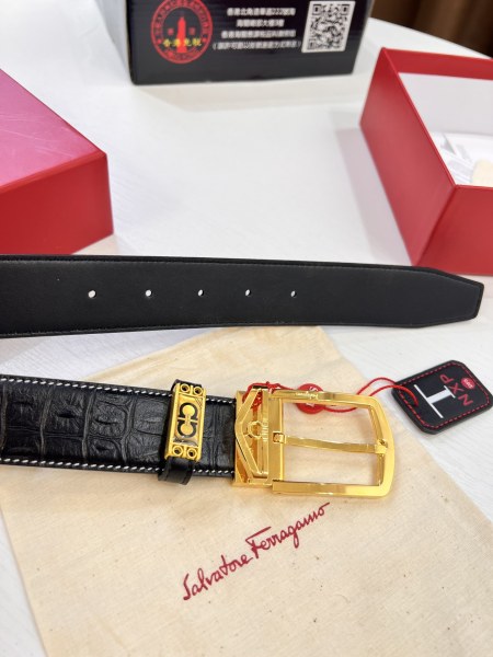 Streetwear Belt Ferragamo 320371 size:3.5cm