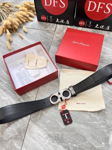 Streetwear Belt Ferragamo 320806 size:3.5cm