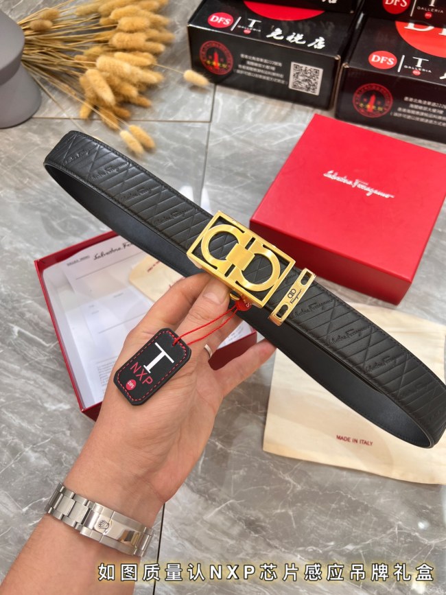 Streetwear Belt Ferragamo 320865 size:3.5cm