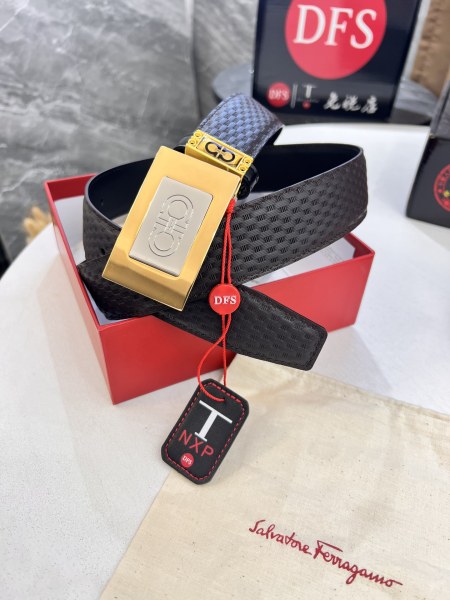 Streetwear Belt Ferragamo 320602 size:3.5cm