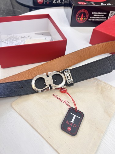Streetwear Belt Ferragamo 320777 size:3.5cm