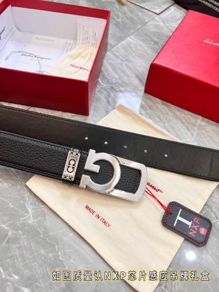 Streetwear Belt Ferragamo 320829 size:3.5cm