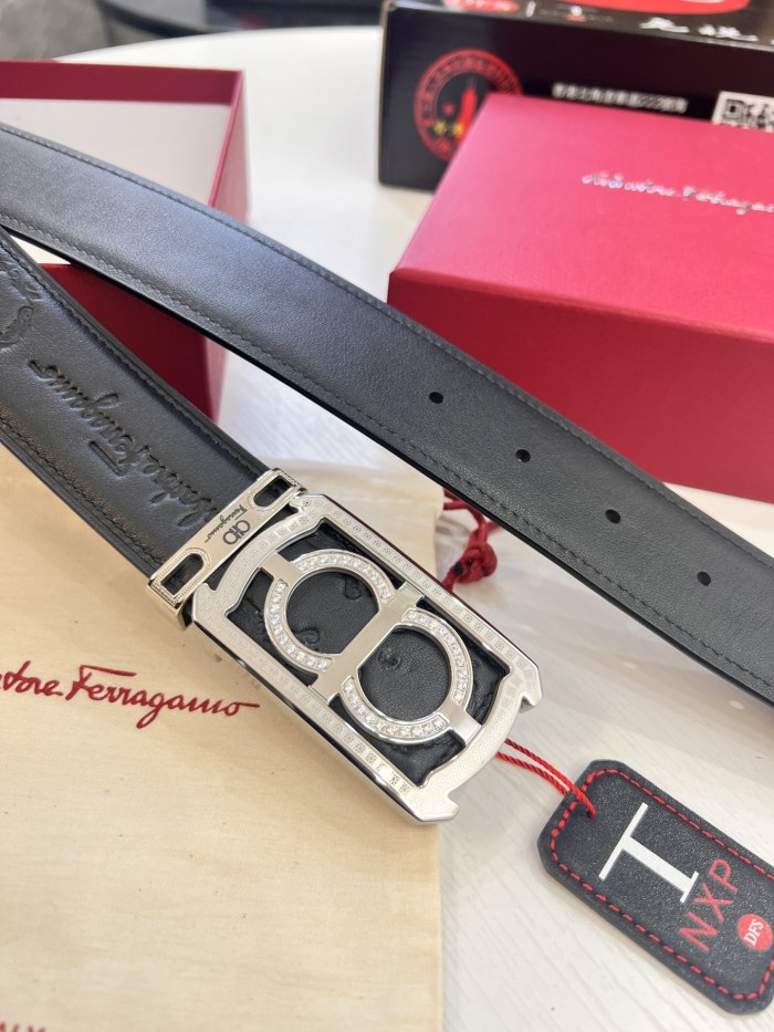 Streetwear Belt Ferragamo 320814 size:3.5cm
