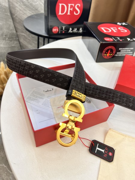 Streetwear Belt Ferragamo 320787 size:3.5cm