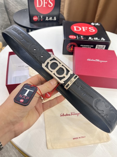 Streetwear Belt Ferragamo 320814 size:3.5cm