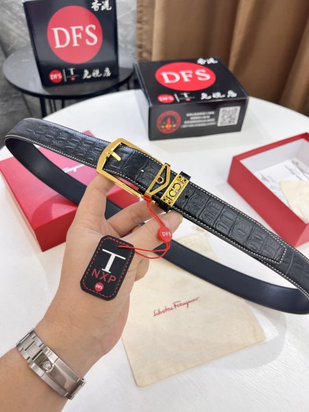 Streetwear Belt Ferragamo 320371 size:3.5cm