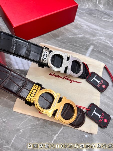 Streetwear Belt Ferragamo 320797 size:3.5cm