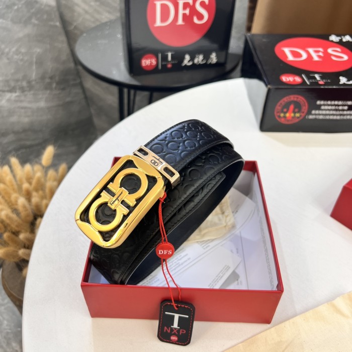 Streetwear Belt Ferragamo 320459 size:3.5cm