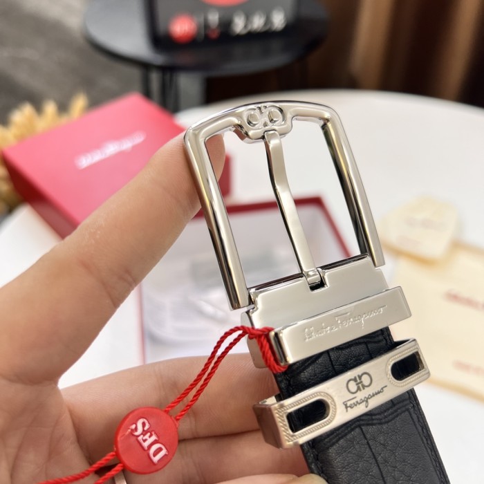 Streetwear Belt Ferragamo 320915 size:3.5cm