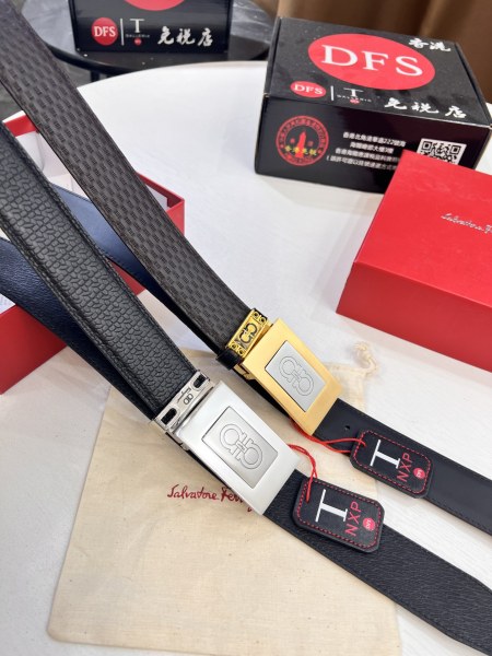 Streetwear Belt Ferragamo 320602 size:3.5cm