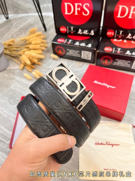 Streetwear Belt Ferragamo 320866 size:3.5cm