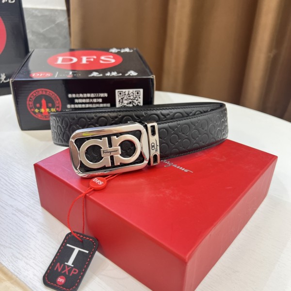 Streetwear Belt Ferragamo 320458 size:3.5cm