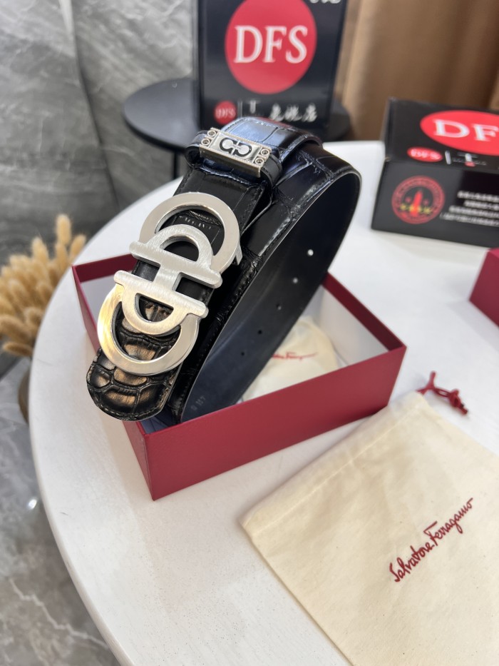 Streetwear Belt Ferragamo 320845 size:3.5cm