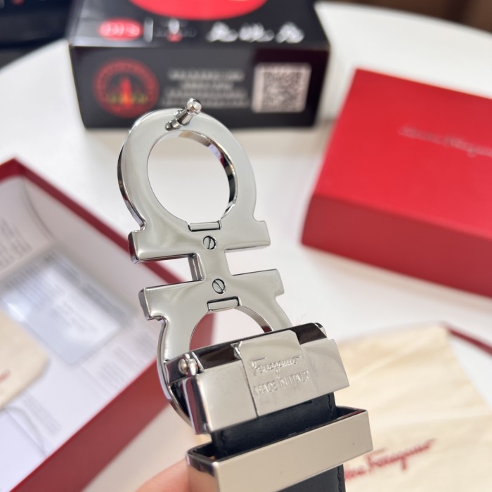 Streetwear Belt Ferragamo 320674 size:3.5cm