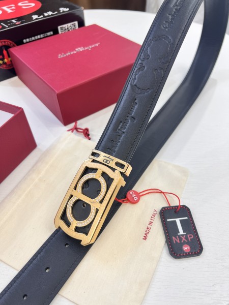 Streetwear Belt Ferragamo 320815 size:3.5cm
