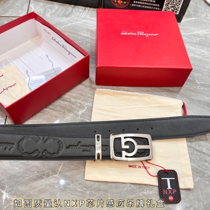 Streetwear Belt Ferragamo 320763 size:3.5cm