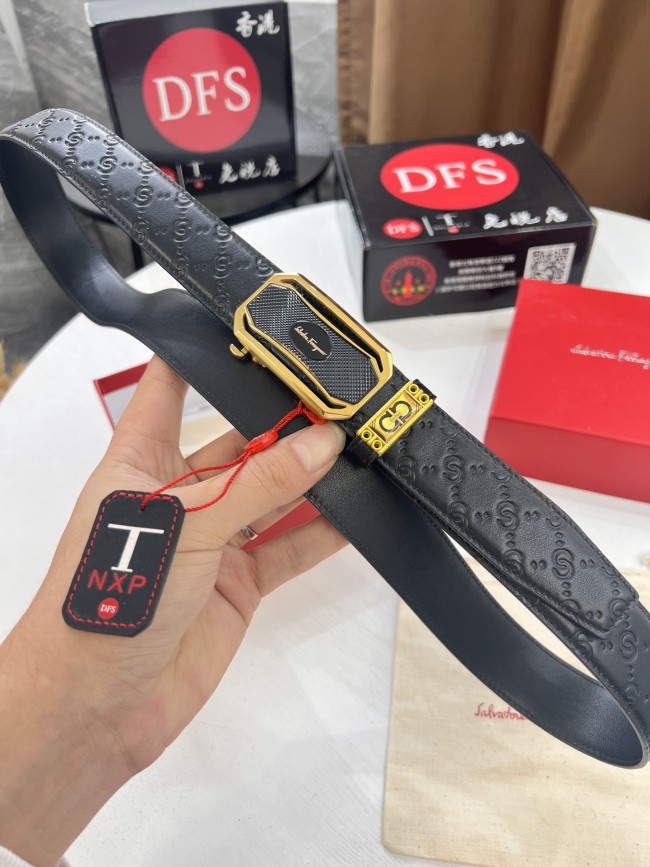 Streetwear Belt Ferragamo 320404 size:3.5cm