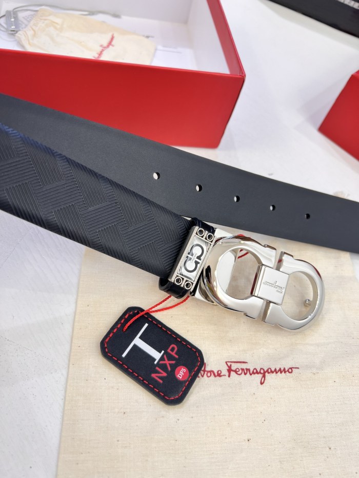 Streetwear Belt Ferragamo 320665 size:3.5cm