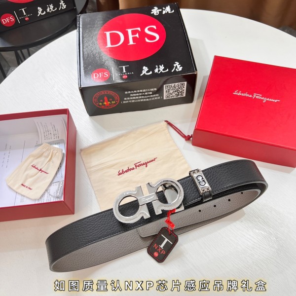 Streetwear Belt Ferragamo 320684 size:3.5cm