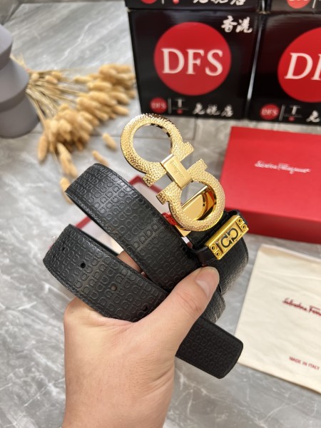 Streetwear Belt Ferragamo 320807 size:3.5cm