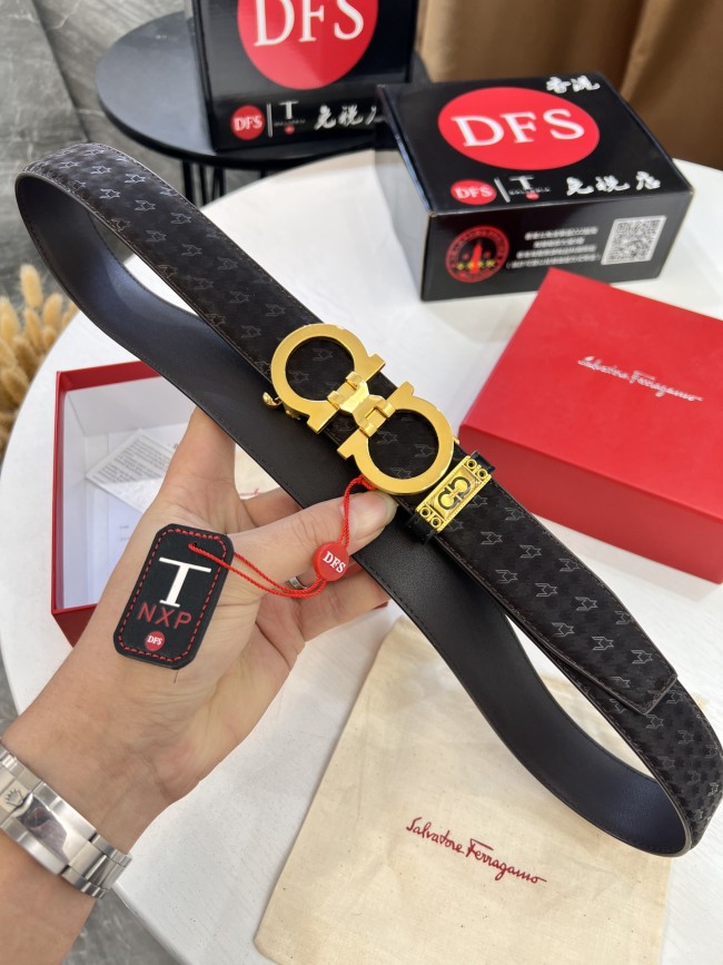 Streetwear Belt Ferragamo 320787 size:3.5cm