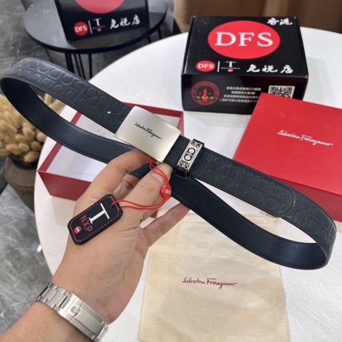 Streetwear Belt Ferragamo 320449 size:3.5cm