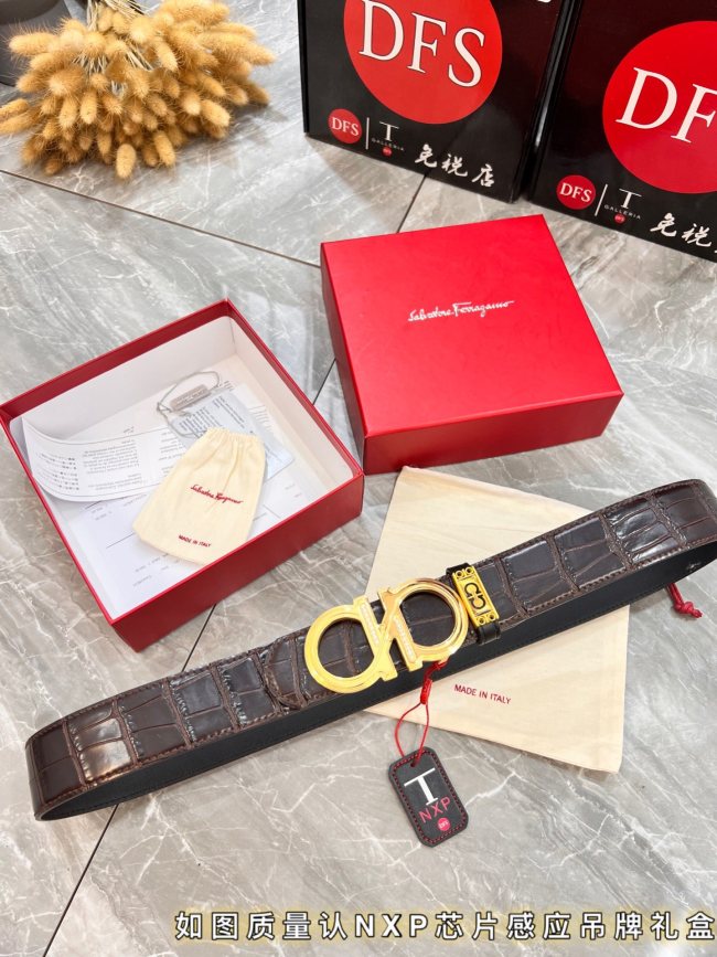 Streetwear Belt Ferragamo 320798 size:3.5cm