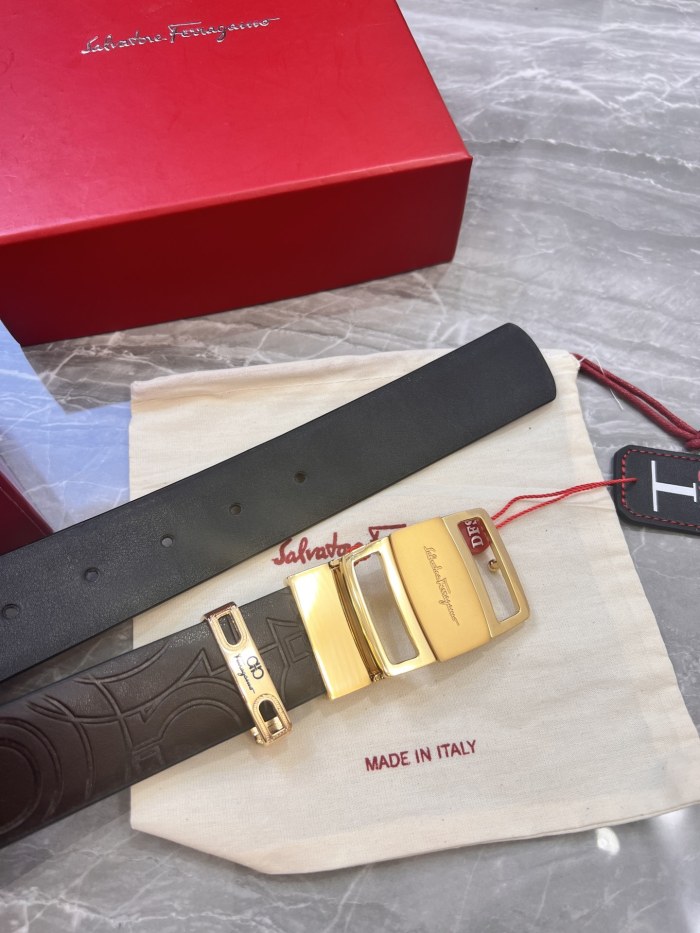 Streetwear Belt Ferragamo 320870 size:3.5cm