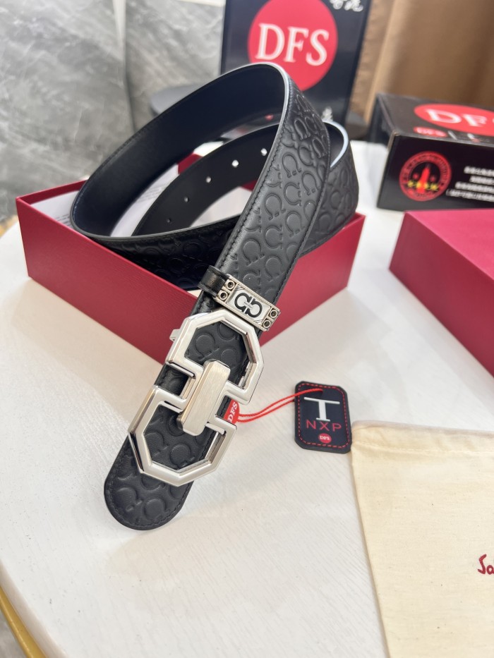 Streetwear Belt Ferragamo 320850 size:3.5cm