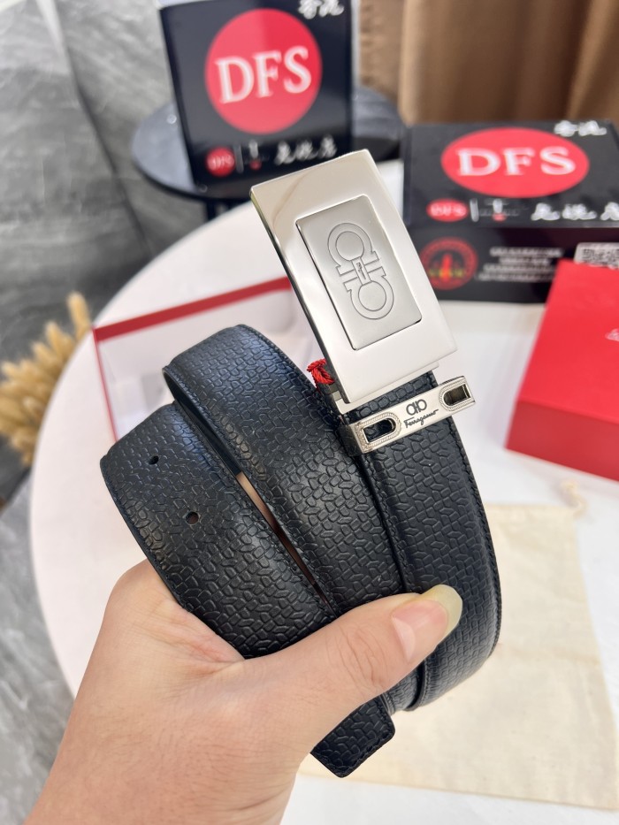 Streetwear Belt Ferragamo 320601 size:3.5cm