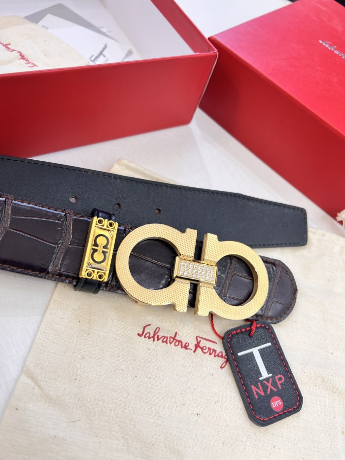 Streetwear Belt Ferragamo 320514 size:3.5cm