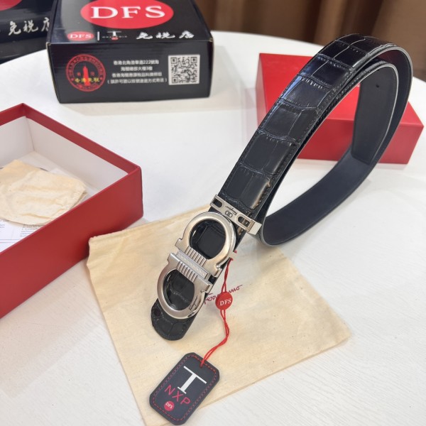 Streetwear Belt Ferragamo 320443 size:3.5cm