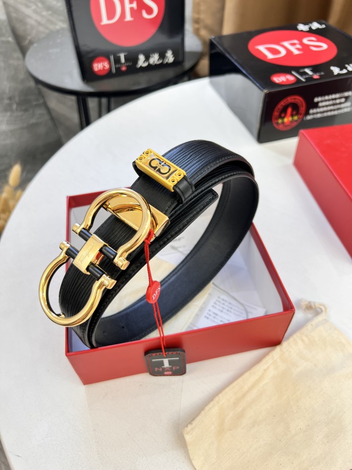 Streetwear Belt Ferragamo 320367 size:3.5cm