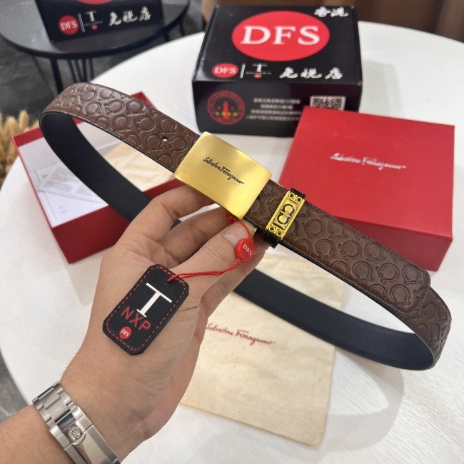 Streetwear Belt Ferragamo 320566 size:3.5cm