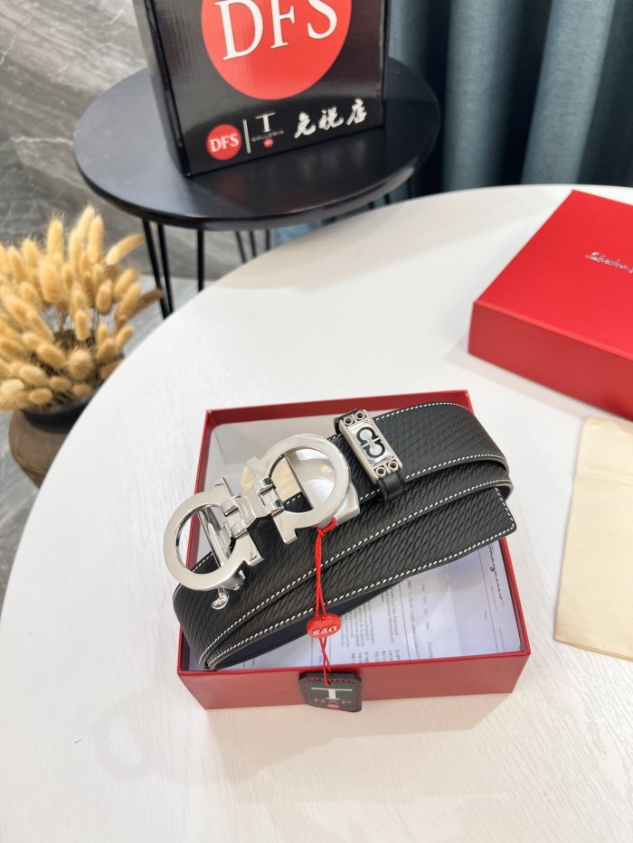 Streetwear Belt Ferragamo 320688 size:3.5cm