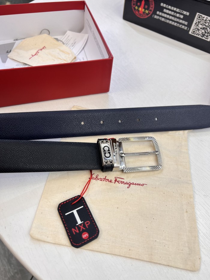 Streetwear Belt Ferragamo 320759 size:3.5cm