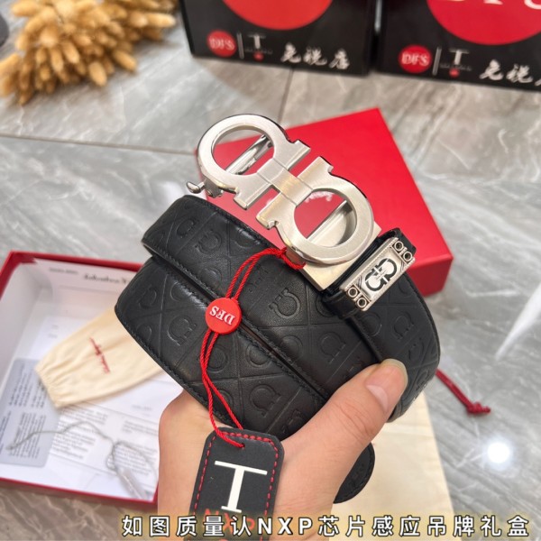 Streetwear Belt Ferragamo 320819 size:3.5cm