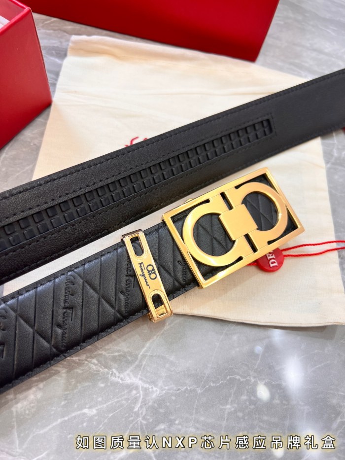Streetwear Belt Ferragamo 320865 size:3.5cm