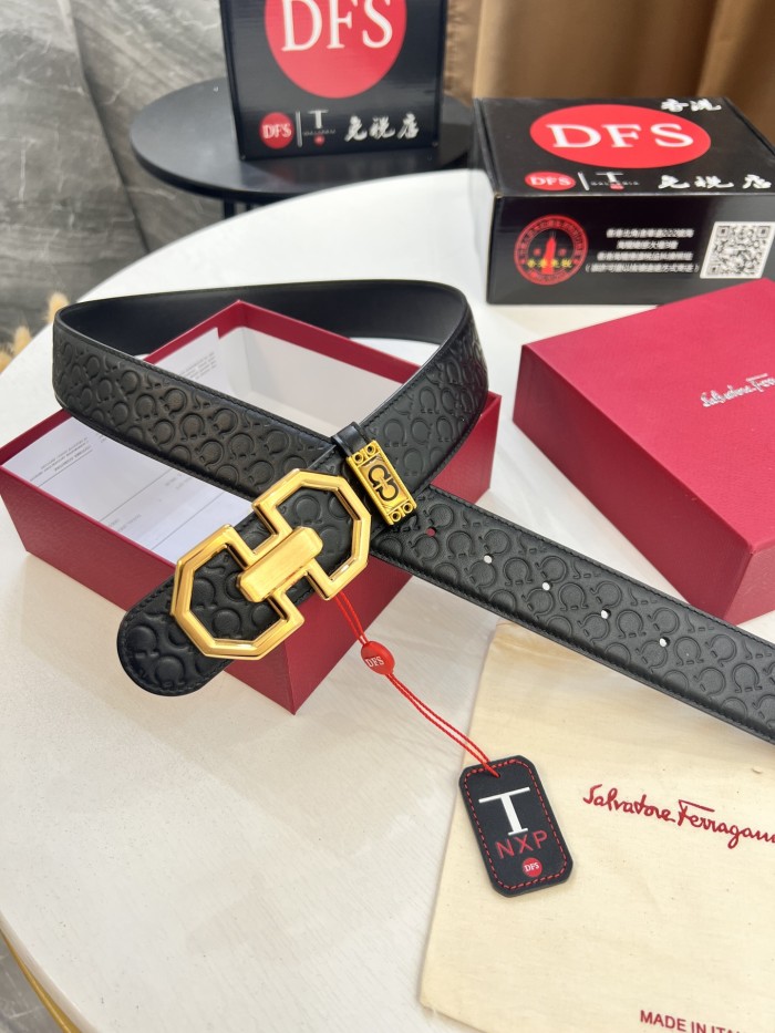 Streetwear Belt Ferragamo 320851 size:3.5cm