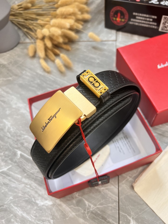 Streetwear Belt Ferragamo 320769 size:3.5cm