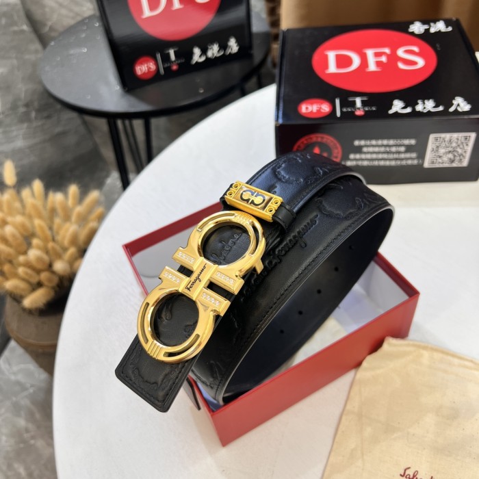 Streetwear Belt Ferragamo 320560 size:3.5cm