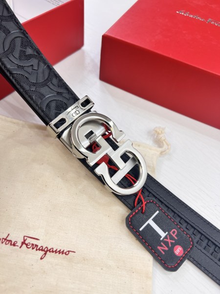 Streetwear Belt Ferragamo 320649 size:3.5cm