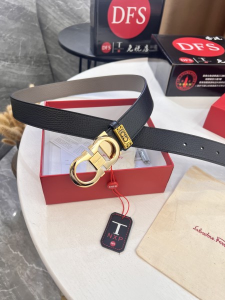 Streetwear Belt Ferragamo 320778 size:3.5cm