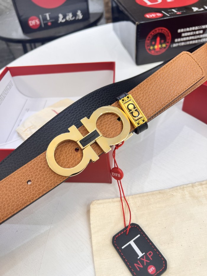 Streetwear Belt Ferragamo 320391 size:3.5cm