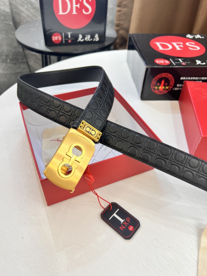 Streetwear Belt Ferragamo 320381 size:3.5cm